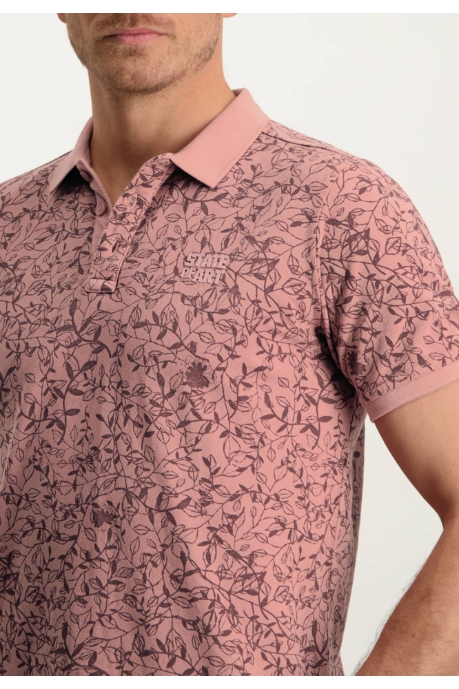 BEDRUKTE JERSEY POLO MET OXFORD KRAAG 46413414 4142